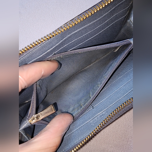 Furla Blue Zip Wallet - Picture 10 of 13